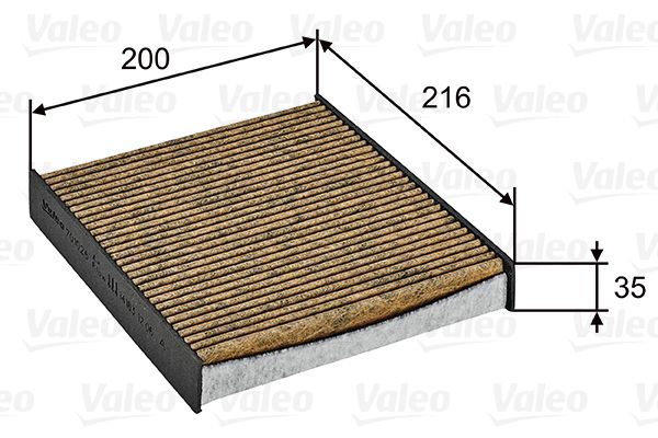 Фильтр воздух во внутренном пространстве VALEO 701026
