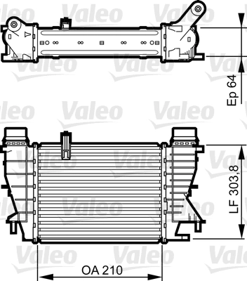 Интеркулер VALEO 818251