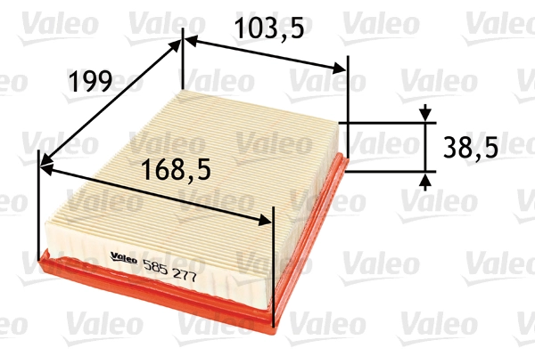 Воздушный фильтр VALEO 585277
