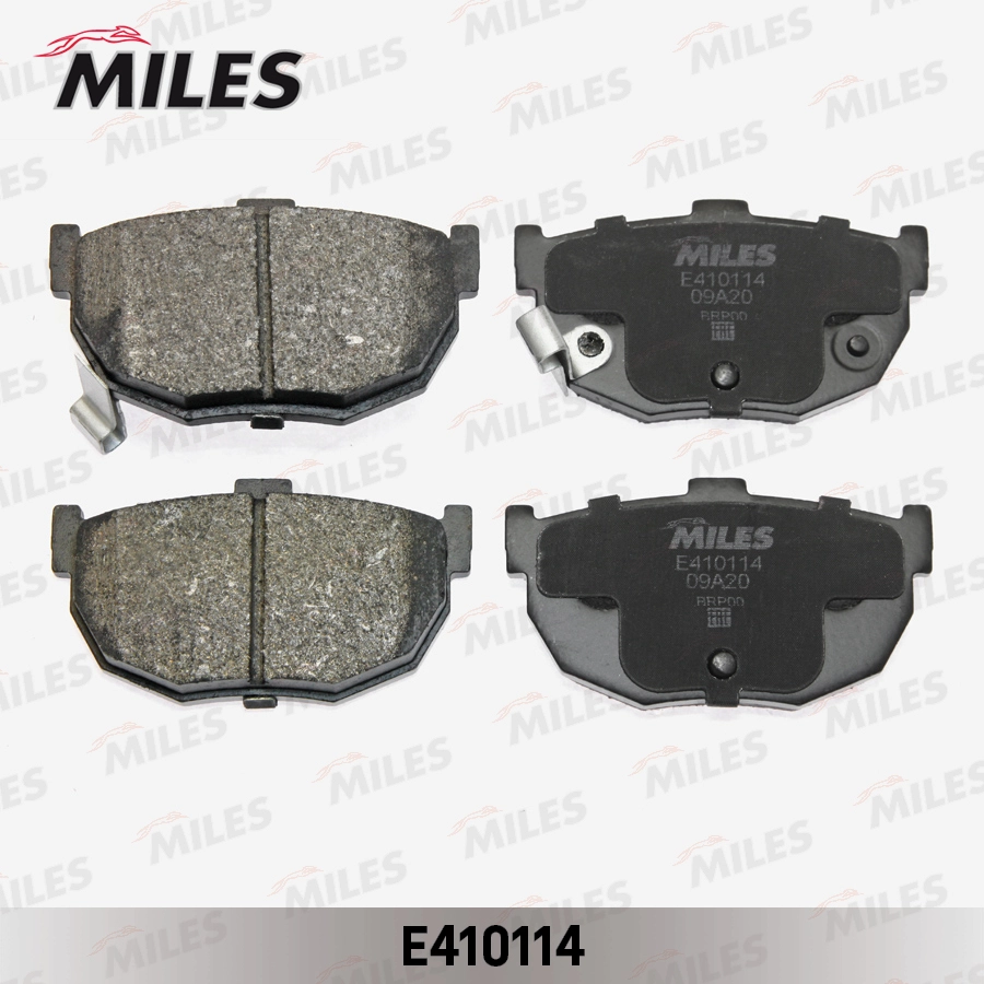 Комплект тормозных колодок дисковый тормоз MILES E410114