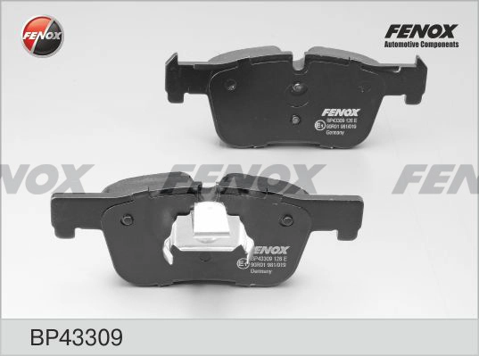 Комплект тормозных колодок дисковый тормоз FENOX BP43309