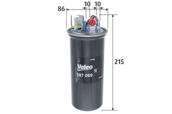 Топливный фильтр VALEO 587069