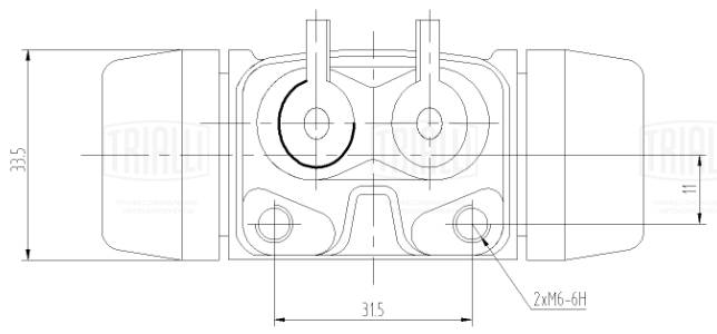 Колесный тормозной цилиндр TRIALLI CF 084204