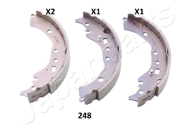 Комплект тормозных колодок JAPANPARTS GF-248AF