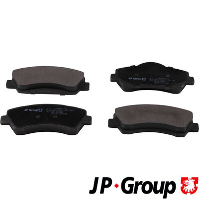 Комплект тормозных колодок дисковый тормоз JP GROUP 4163607710