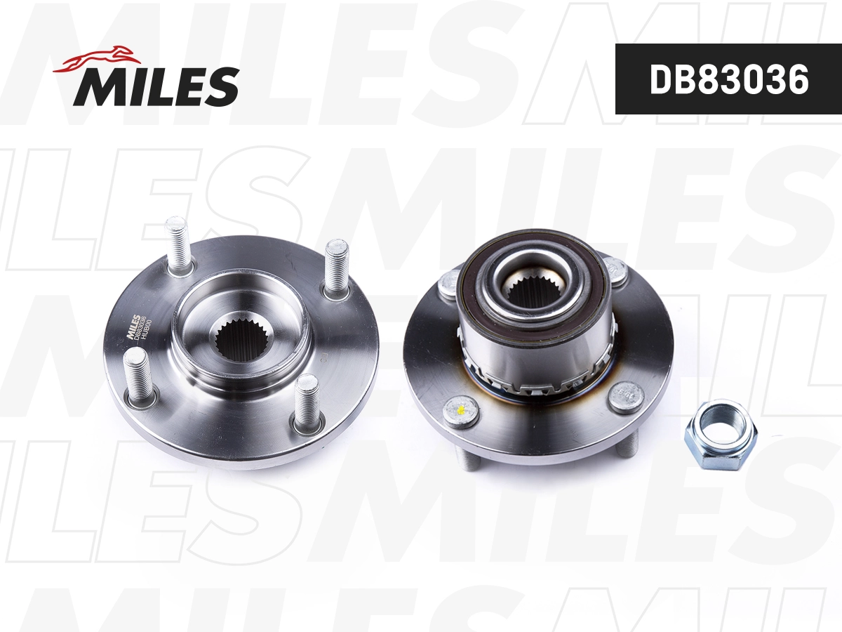 Комплект подшипника ступицы колеса MILES DB83036