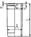 Гильза цилиндра KOLBENSCHMIDT 88470110