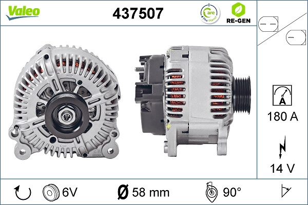 Генератор VALEO 437507