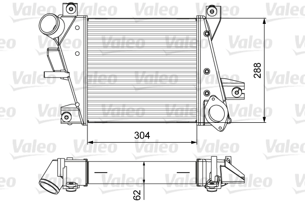 Интеркулер VALEO 818360