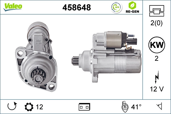 Стартер VALEO 458648