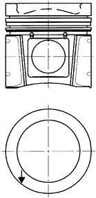 Поршень KOLBENSCHMIDT 94932600