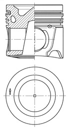 Поршень KOLBENSCHMIDT 41805620