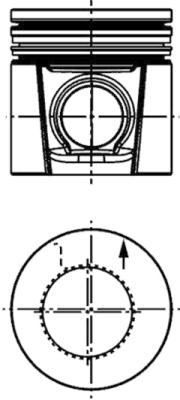 Поршень KOLBENSCHMIDT 40678610
