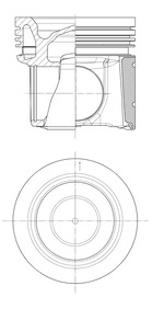Поршень KOLBENSCHMIDT 41752600