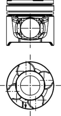 Поршень KOLBENSCHMIDT 40217612
