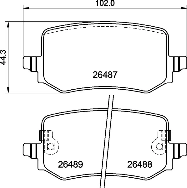 Комплект тормозных колодок дисковый тормоз BREMBO P30139