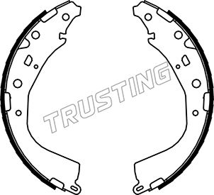 Комплект тормозных колодок TRUSTING 115319