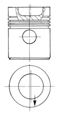Поршень KOLBENSCHMIDT 92144800