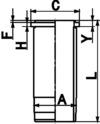 Гильза цилиндра KOLBENSCHMIDT 89561110