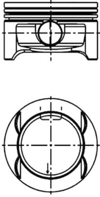 Поршень KOLBENSCHMIDT 41642600