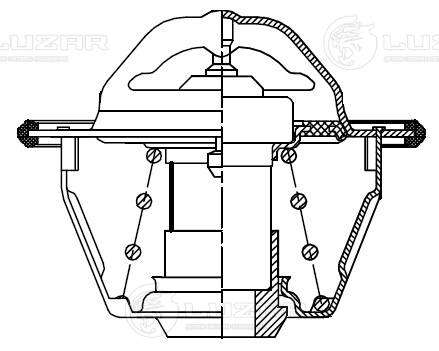 Термостат охлаждающая жидкость LUZAR LT 03106