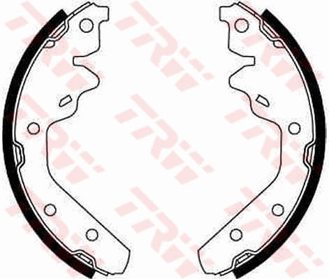 Комплект тормозных колодок TRW GS8644