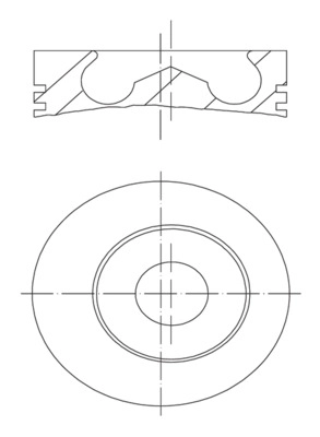 Поршень MAHLE/KNECHT 1019600