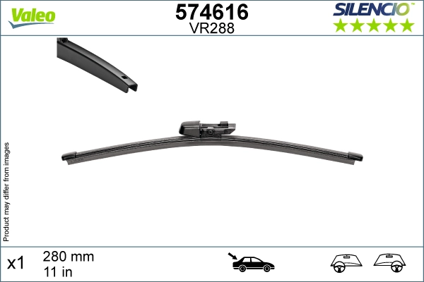 Щетка стеклоочистителя silencio rear VALEO 574616