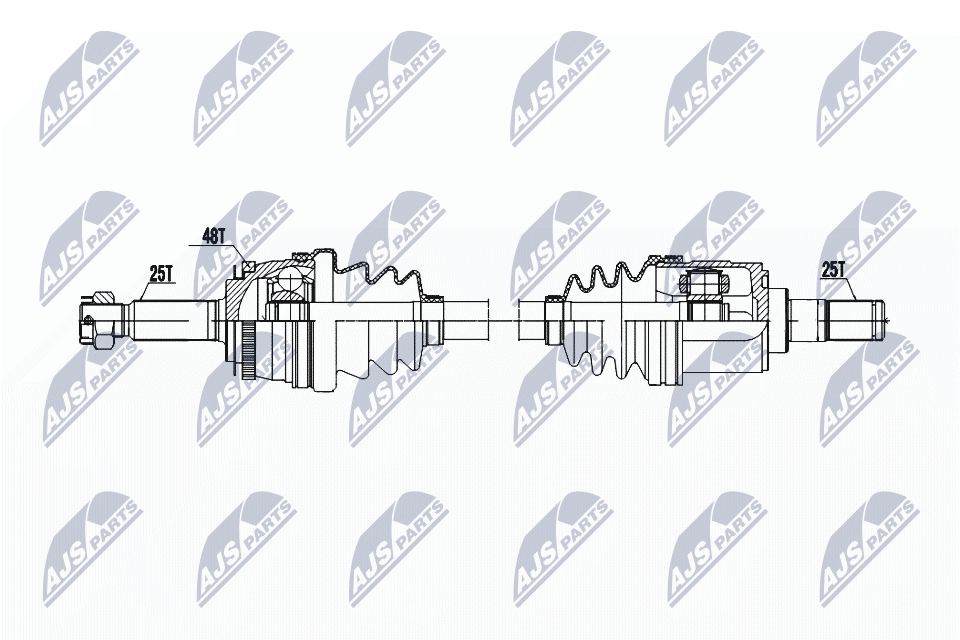 Приводной вал NTY NPW-HY-603
