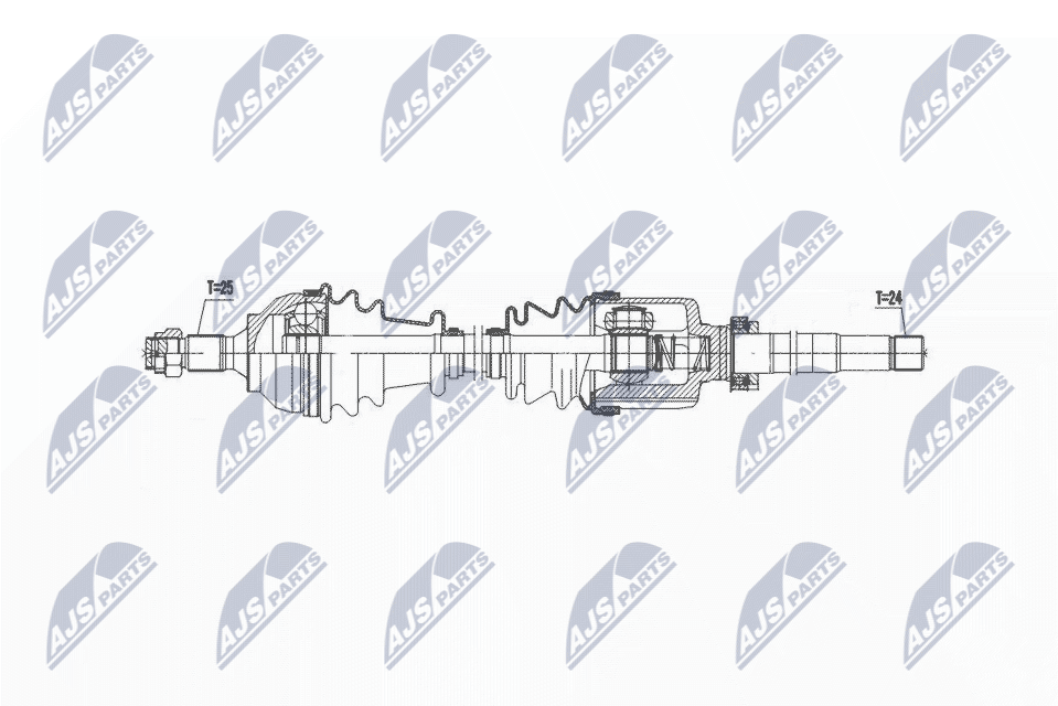 Приводной вал NTY NPW-CT-140