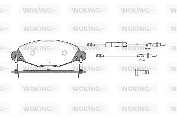 Автозапчасть WOKING P9273.04