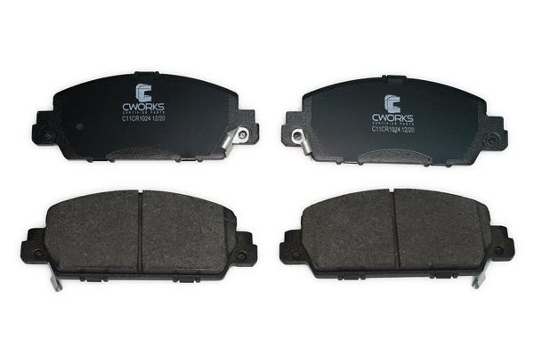Комплект тормозных колодок дисковый тормоз CWORKS C11CR1024