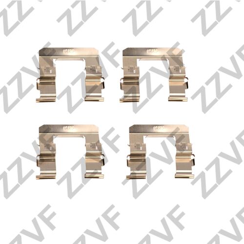 Ремкомплект монтажный тормозных колодок subaru forester (02-) impreza (01-...) legacy ZZVF ZVCER257
