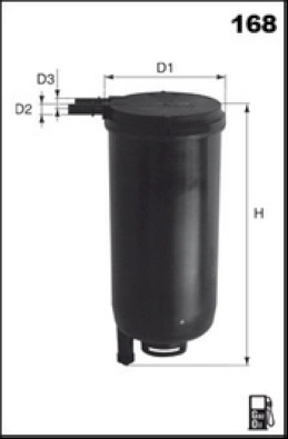 Топливный фильтр MISFAT F145
