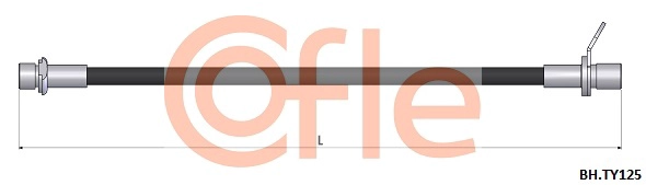 Шланг тормозной COFLE 92.BH.TY125