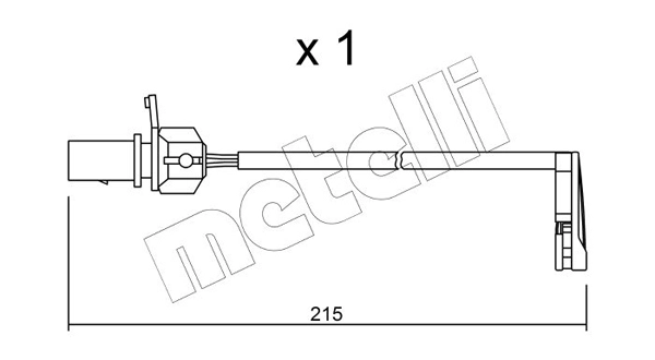 Датчик износа тормозных колодок METELLI SU.291