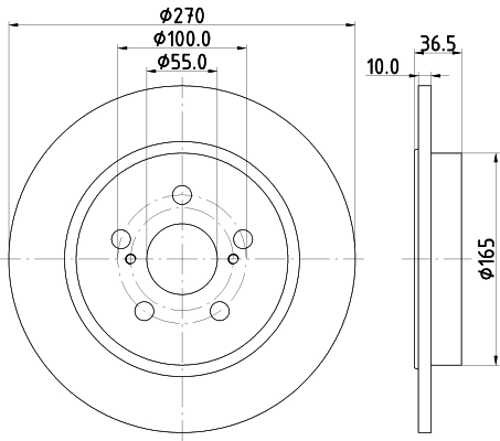 Тормозной диск NISSHINBO ND1133K