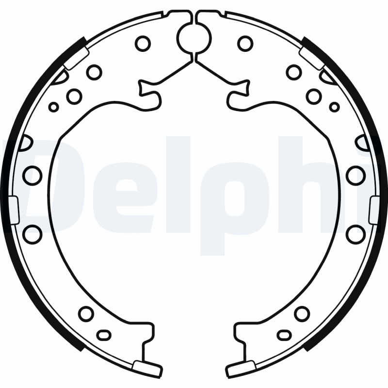 Колодки тормозные барабанные DELPHI LS2034