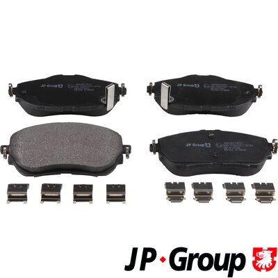 Комплект тормозных колодок дисковый тормоз jp group JP GROUP 4863607810