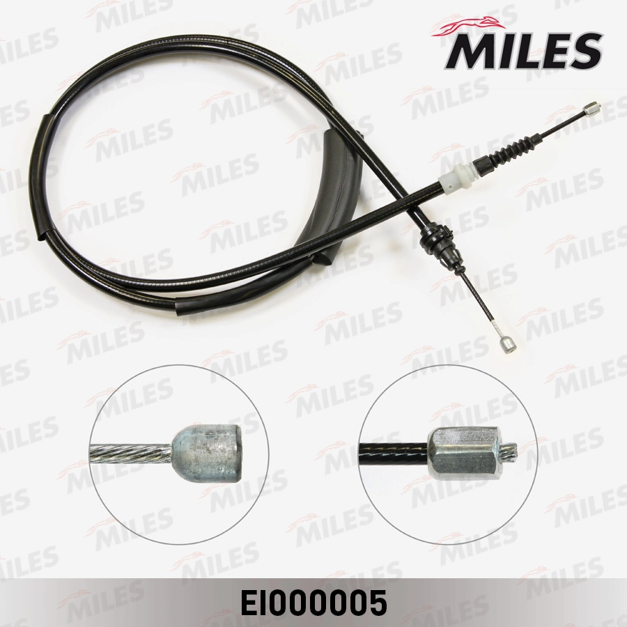 Тросик cтояночный тормоз MILES EI000005