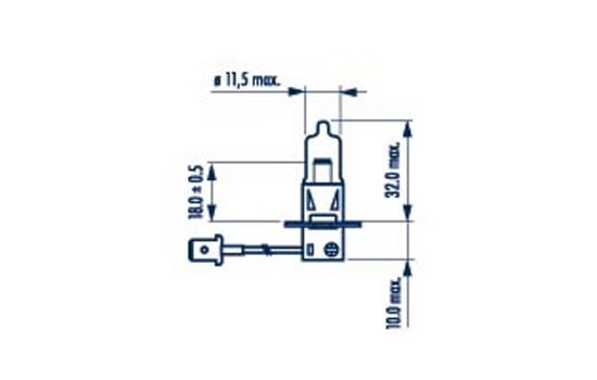 Лампа накаливания NARVA 487003000