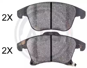 Колодки тормозные дисковые A.B.S. 35078