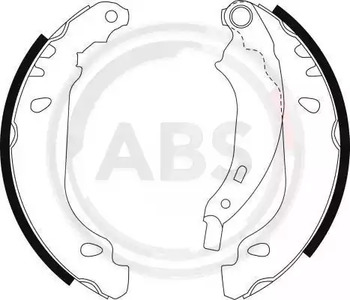 Колодки тормозные A.B.S. 9092