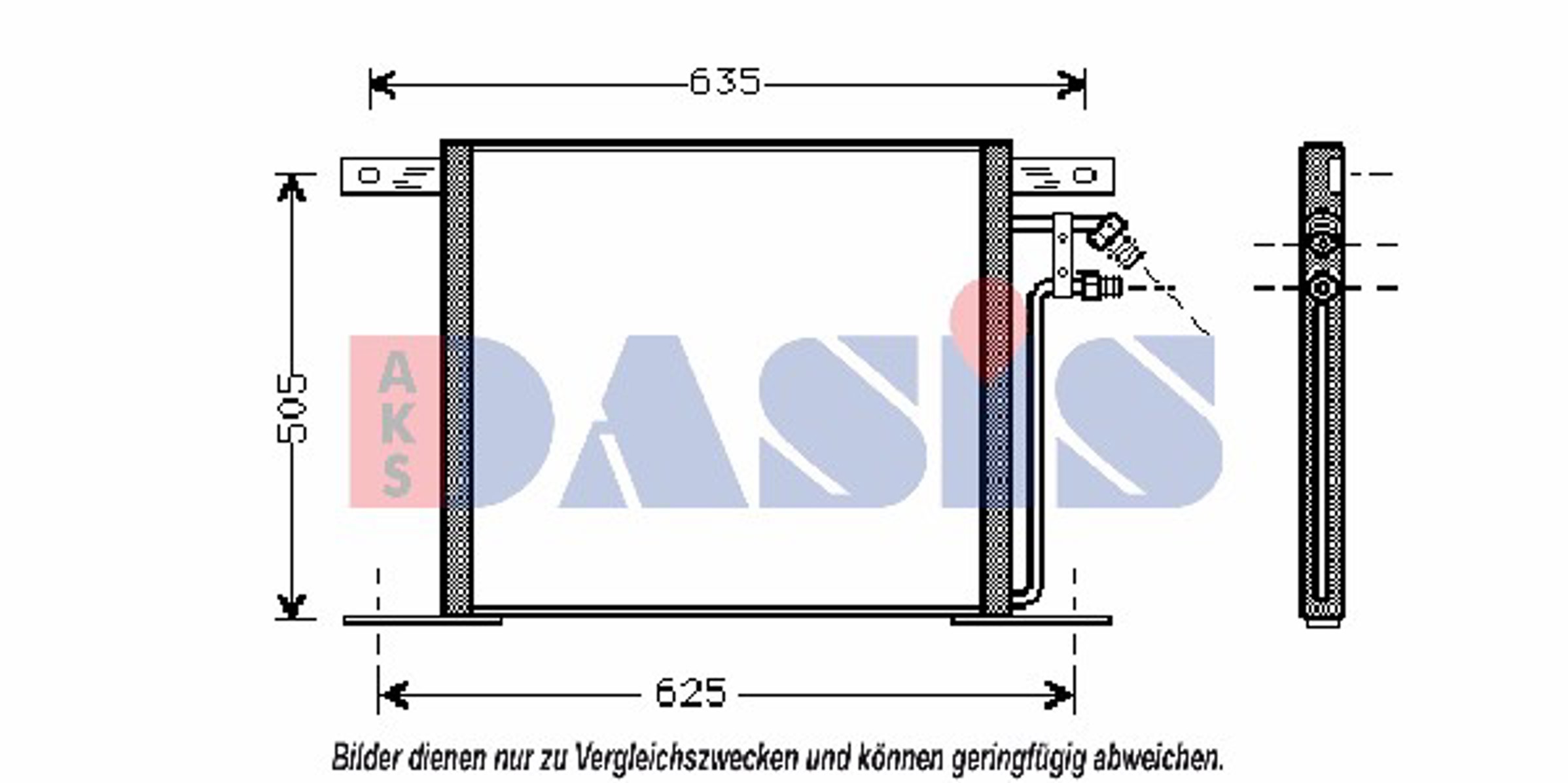 Конденсатор кондиционер AKS DASIS 134910N