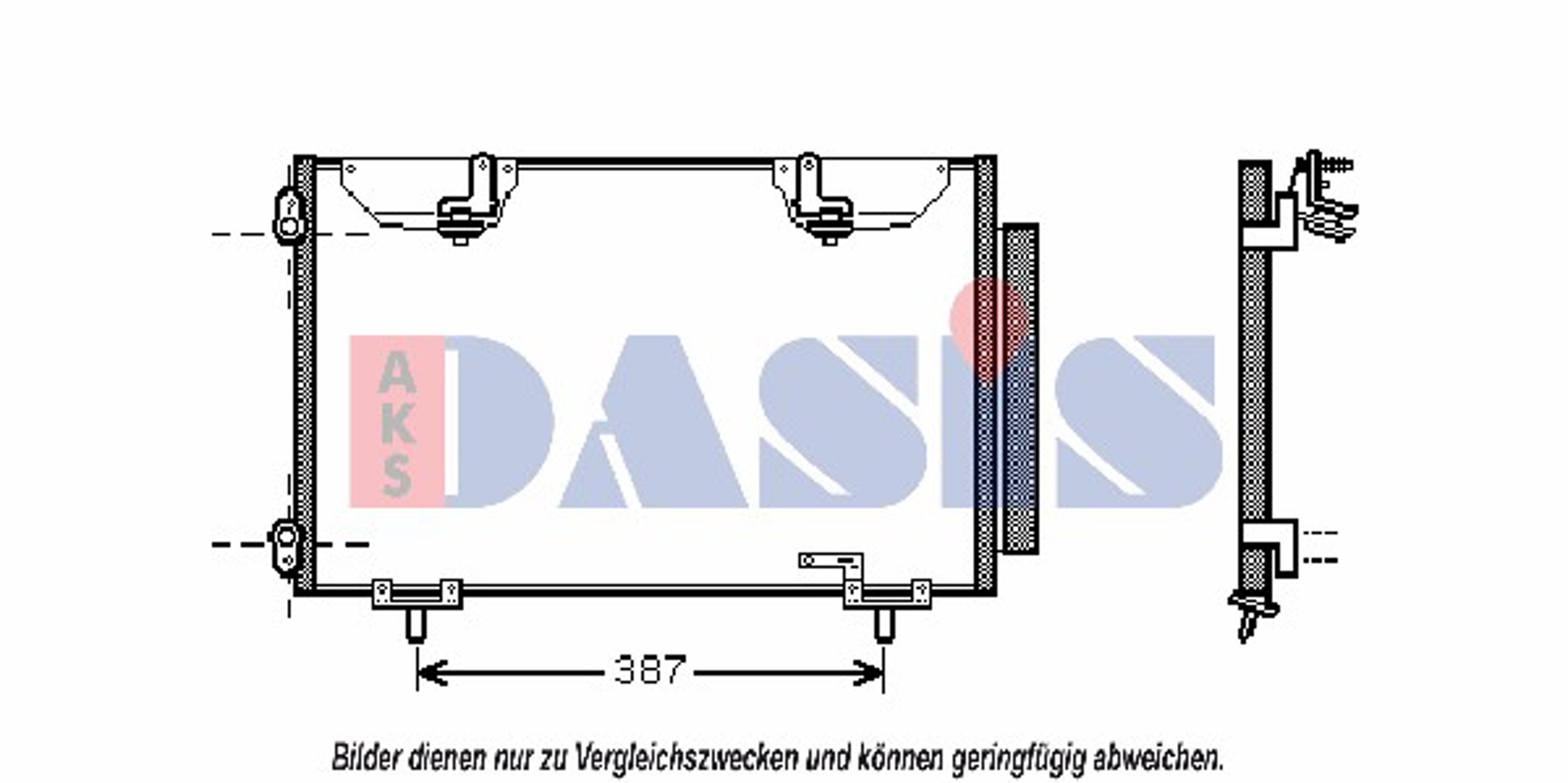 Конденсатор кондиционер AKS DASIS 212024N
