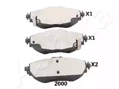 Колодки тормозные дисковые ASHIKA 50-02-2000