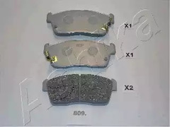 Колодки тормозные дисковые ASHIKA 50-08-809
