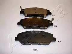 Колодки тормозные дисковые ASHIKA 50-0H-H14