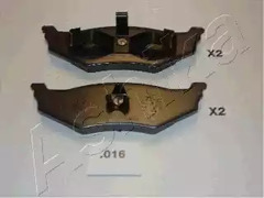 Колодки тормозные дисковые ASHIKA 51-00-016