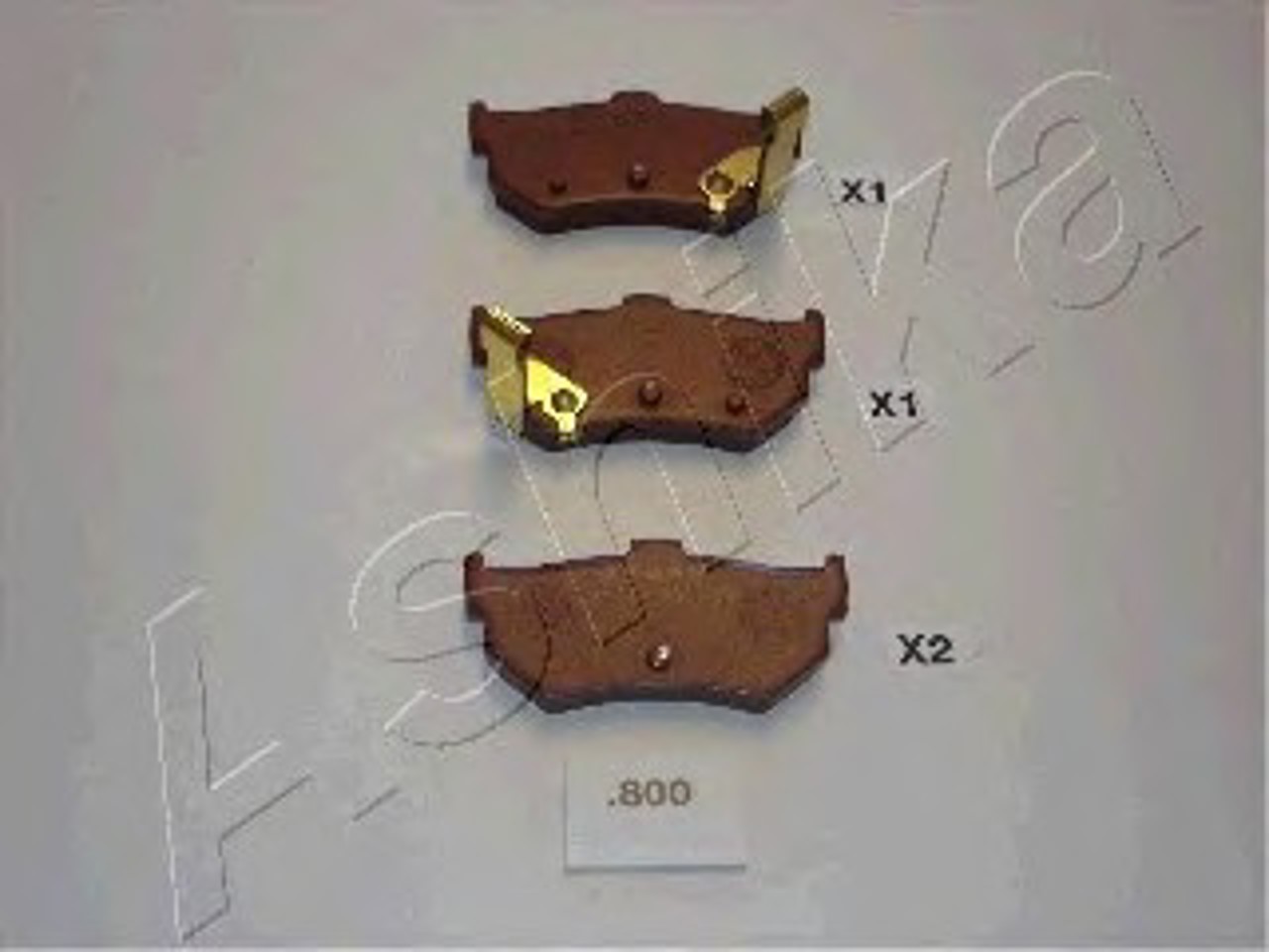 Колодки тормозные дисковые ASHIKA 51-08-800